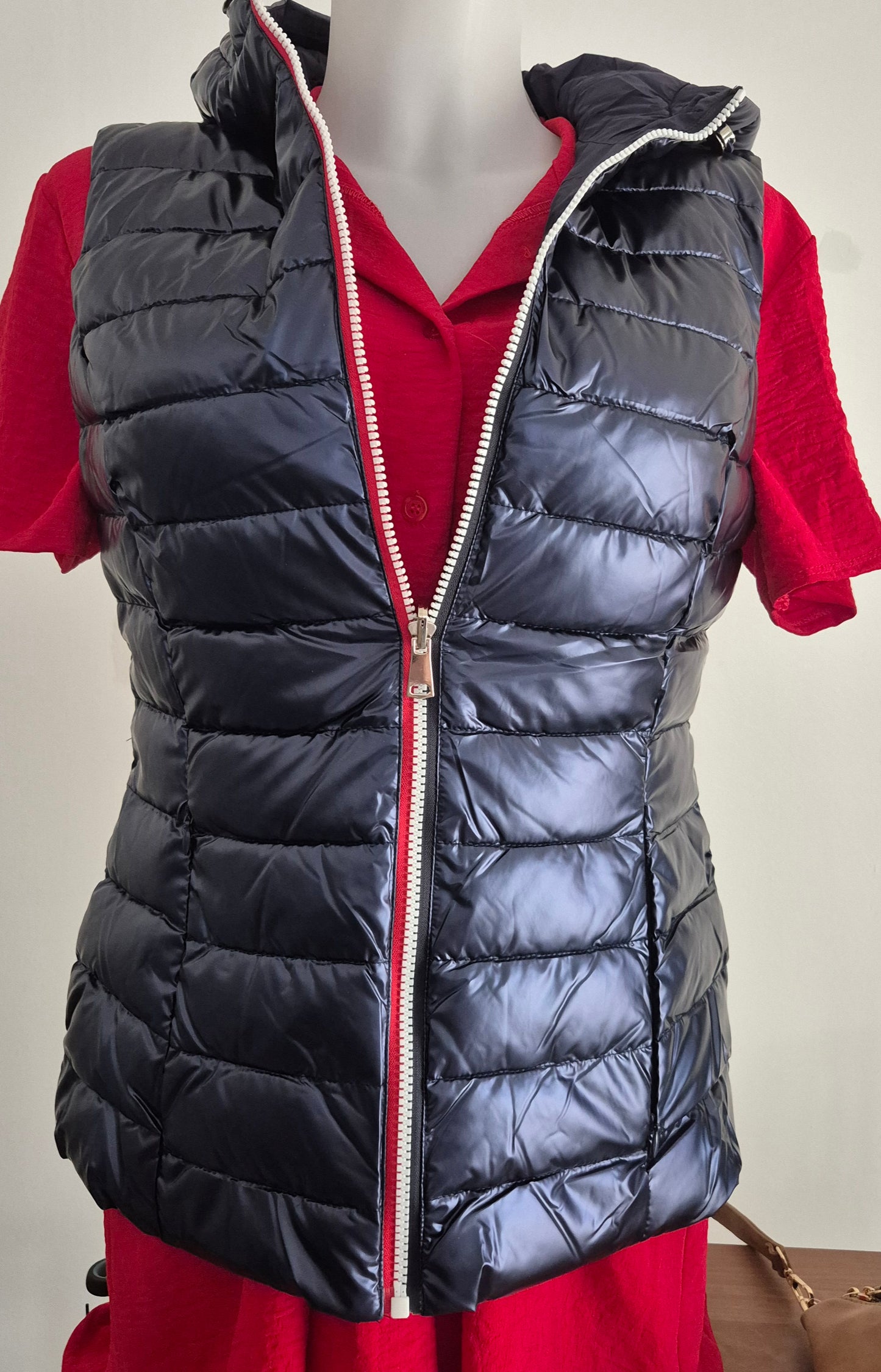 Doudoune réversible imperméable sans manche