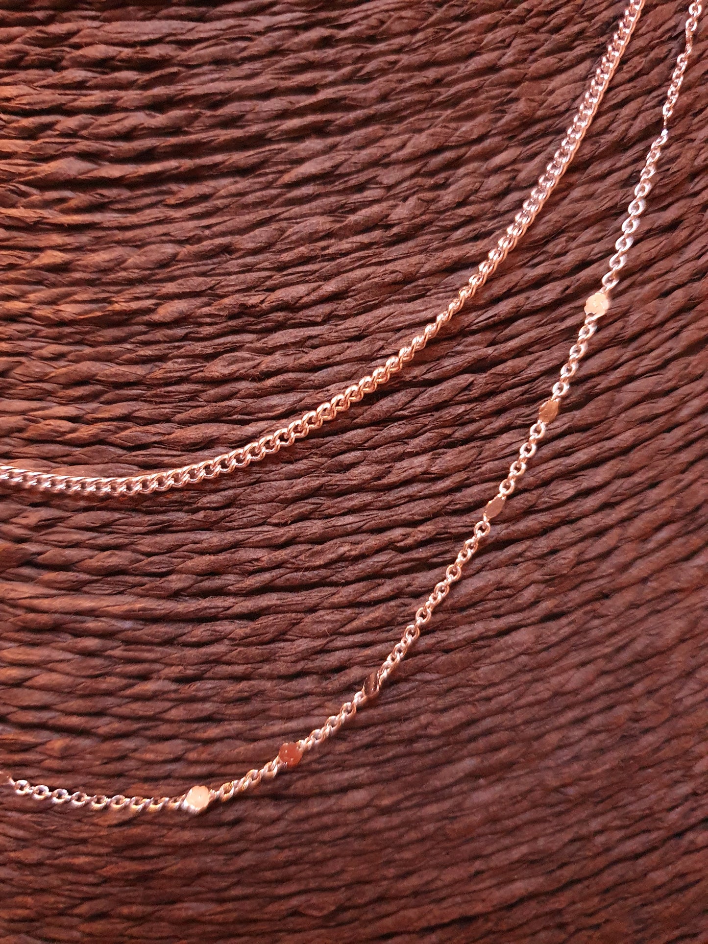 Collier double rangées