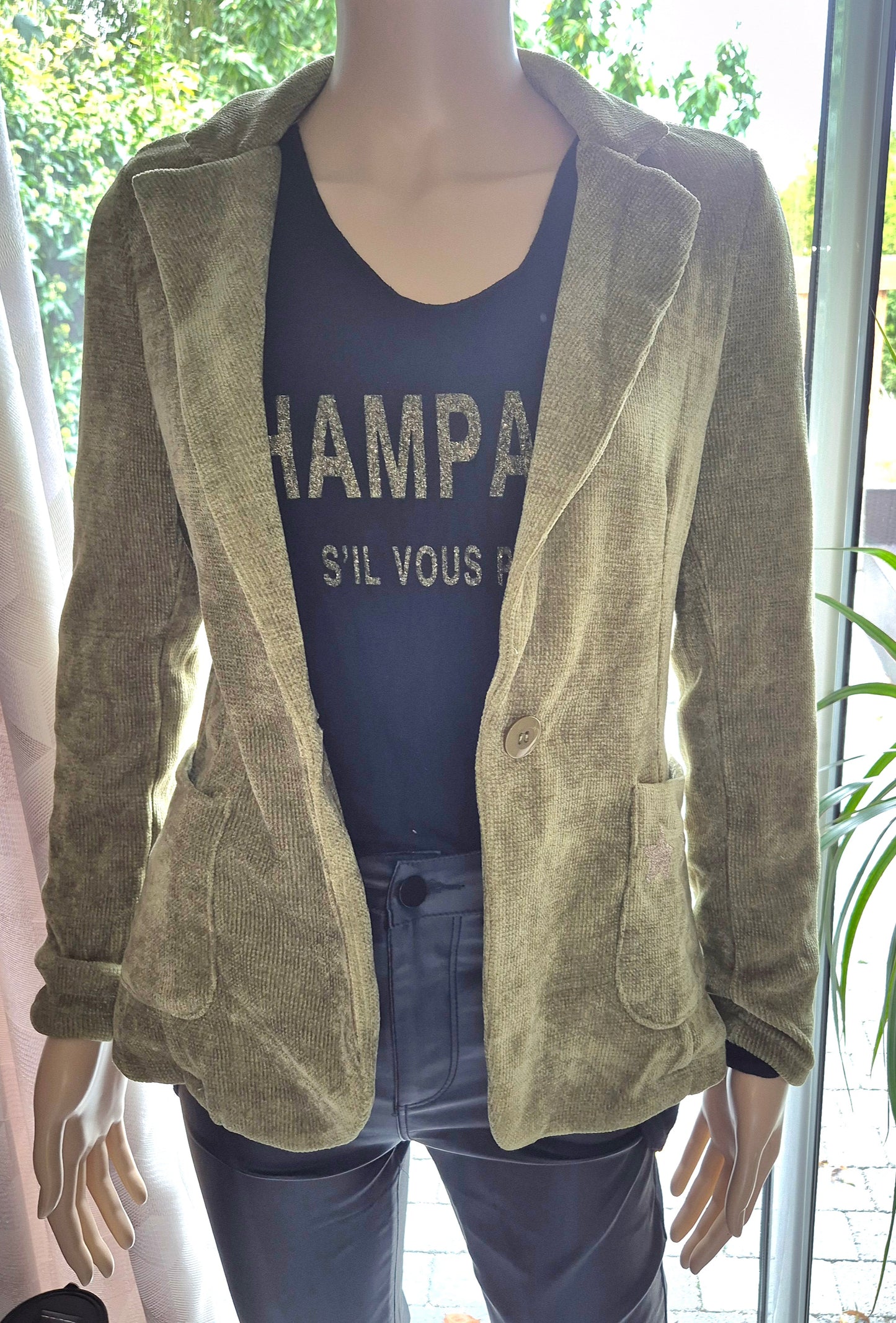 Veste velours