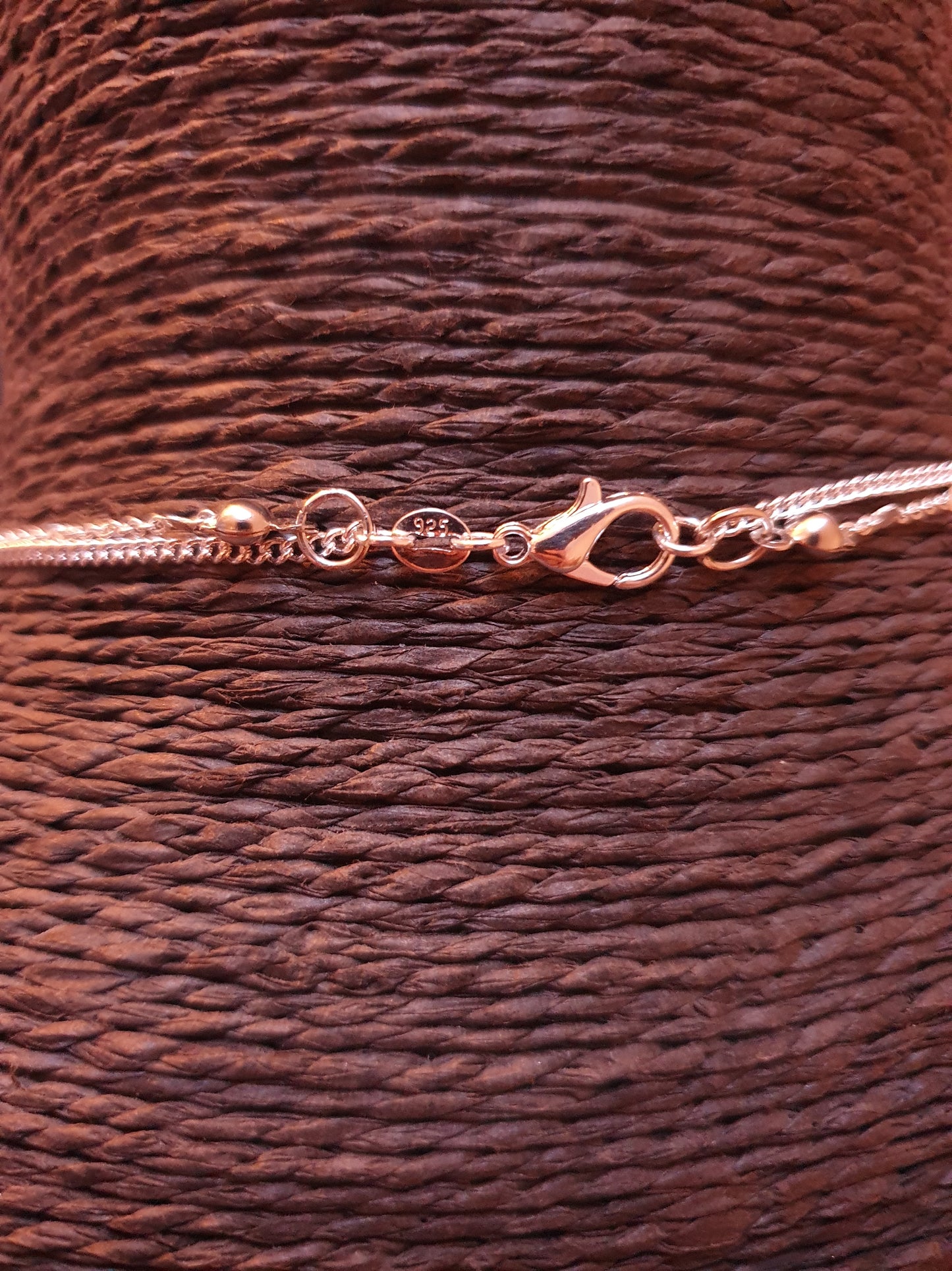 Collier double rangées