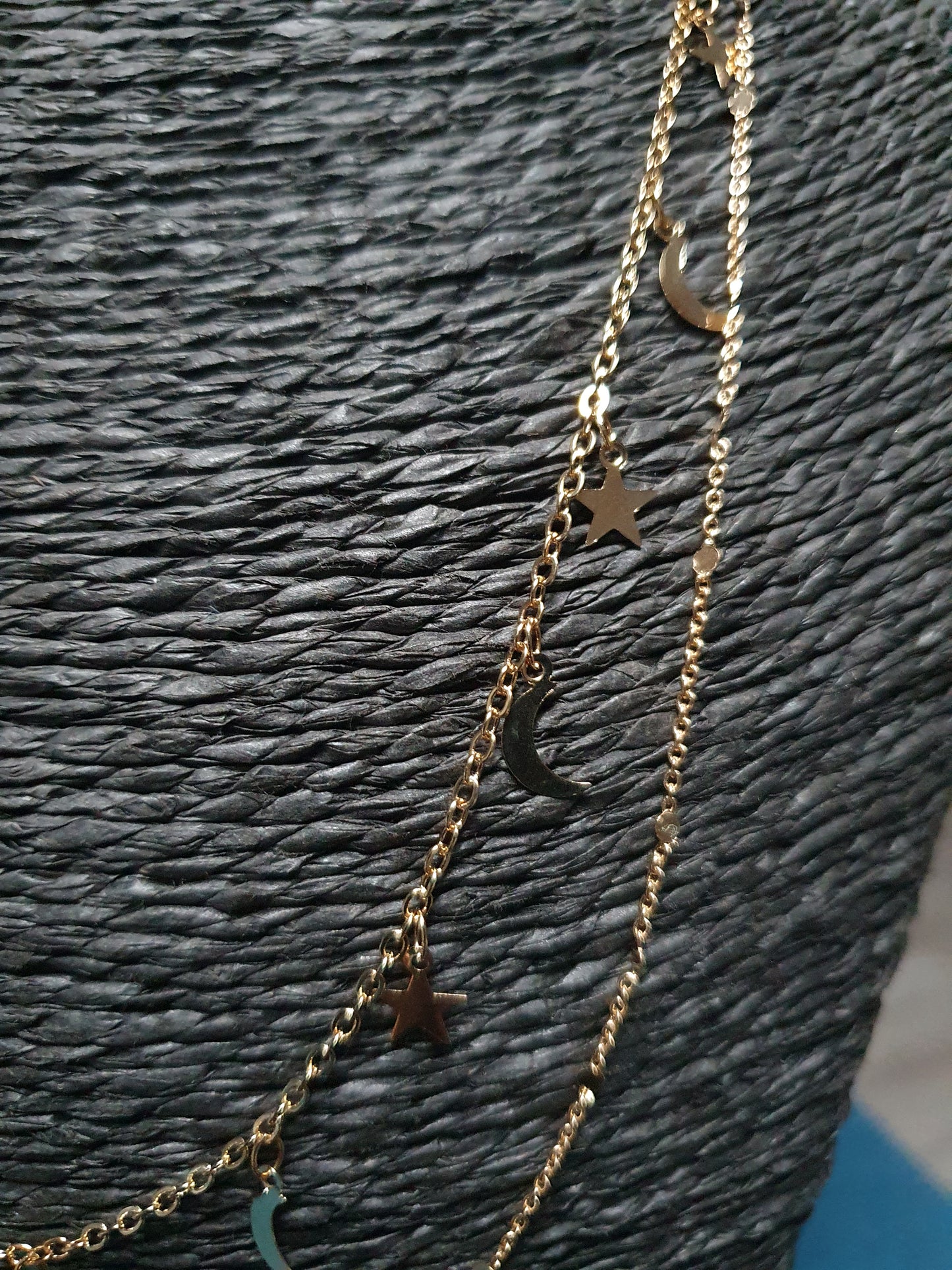 Collier double rangées