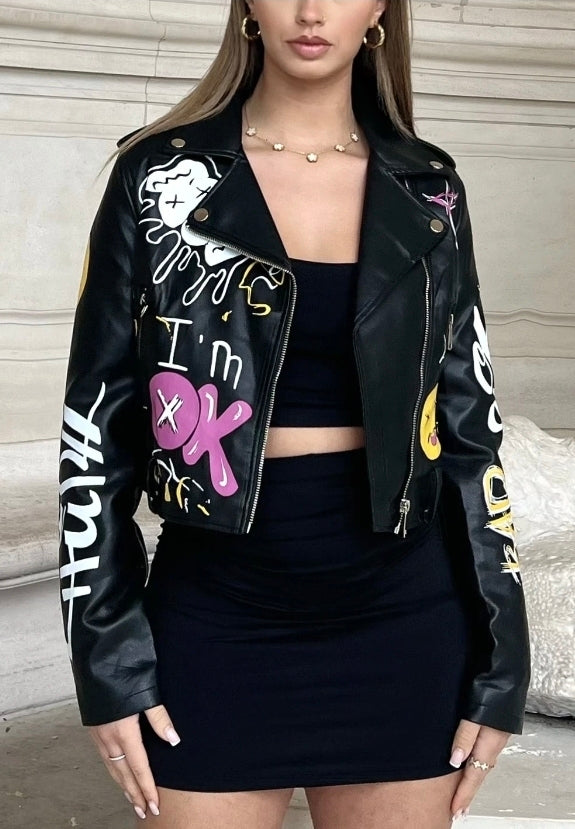Veste à motifs.