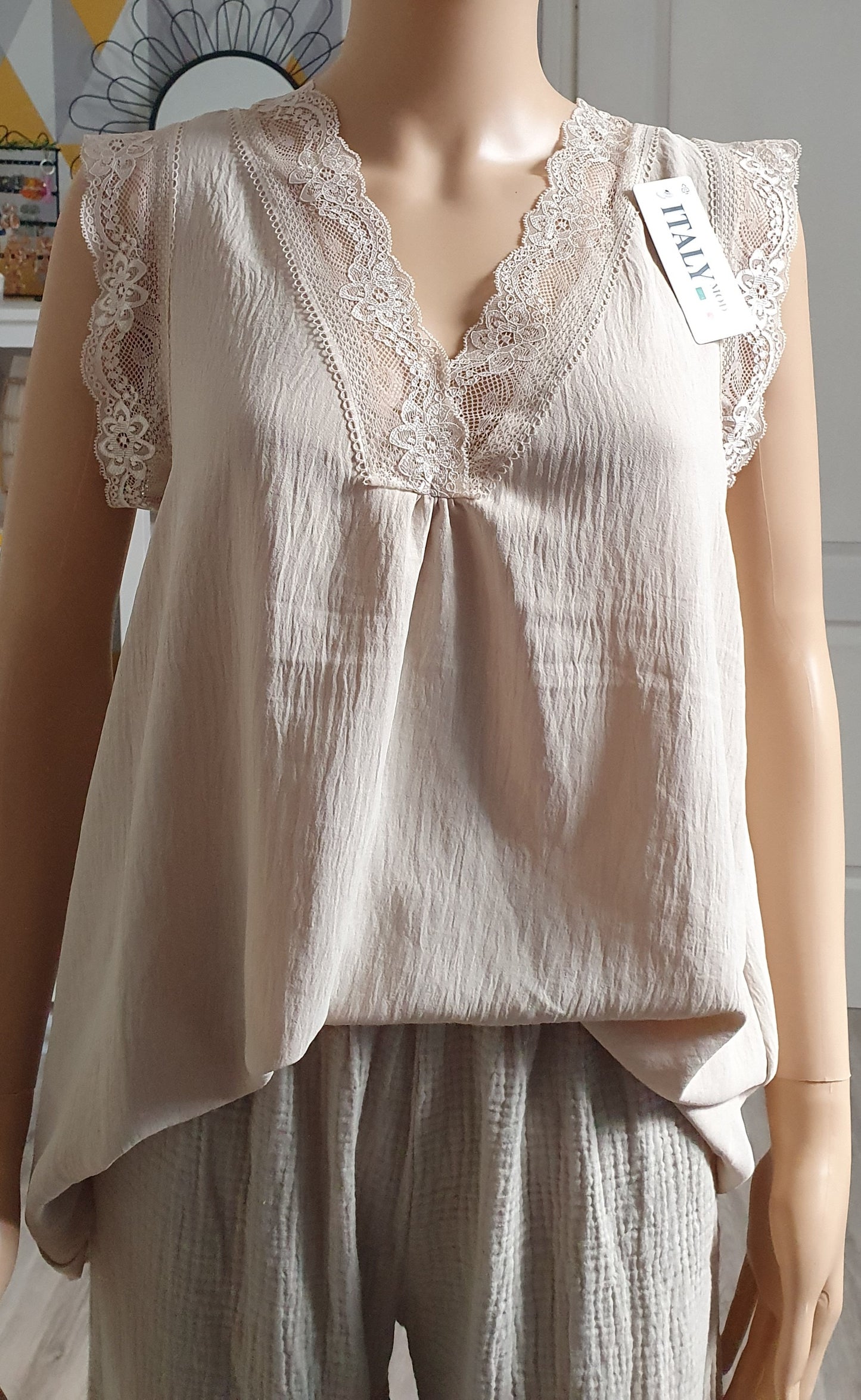 Débardeur dentelle