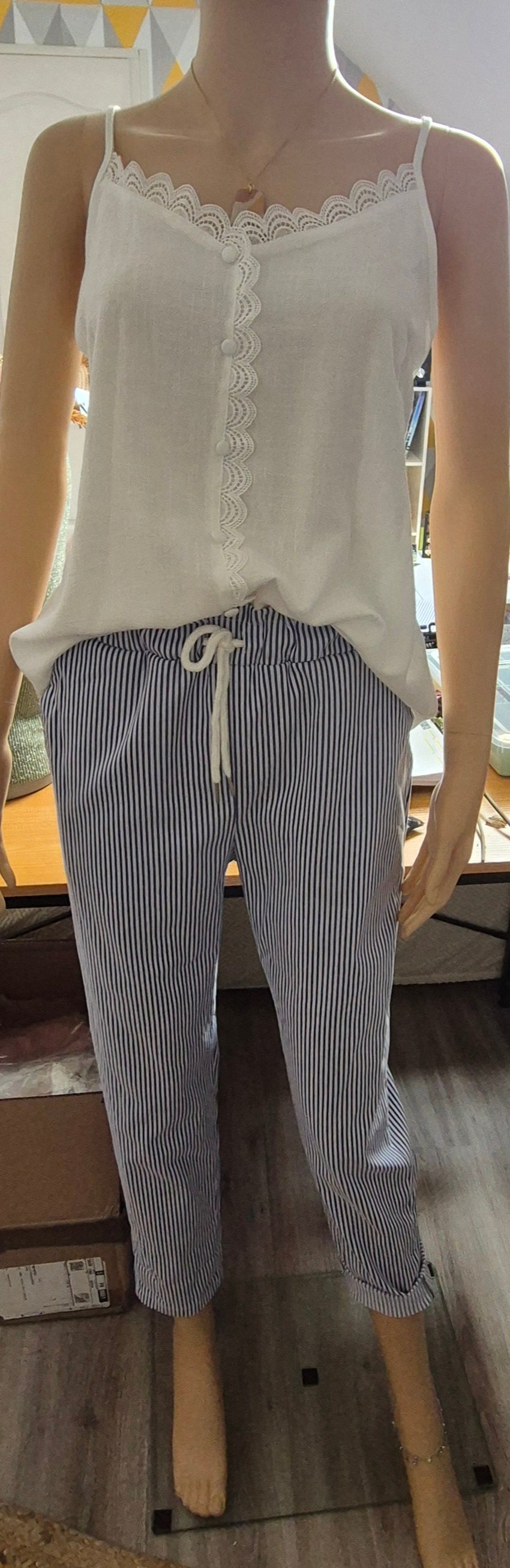 Pantalon rayé