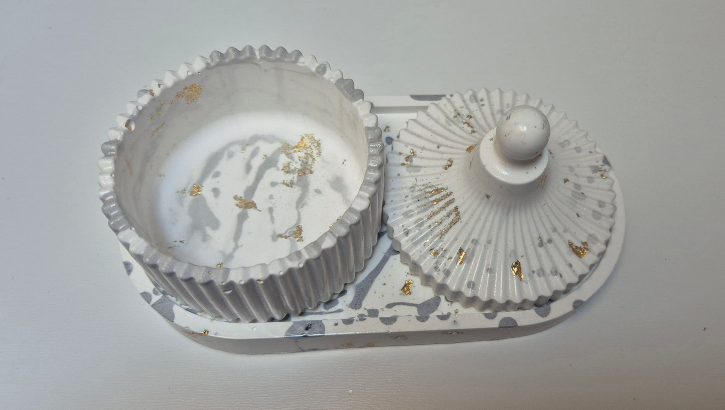 Plateau avec pot