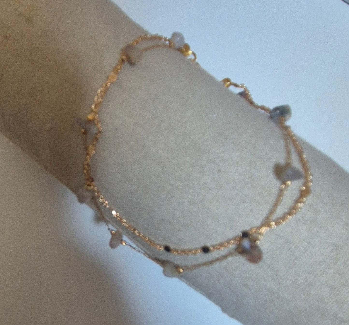 Bracelet double rangées