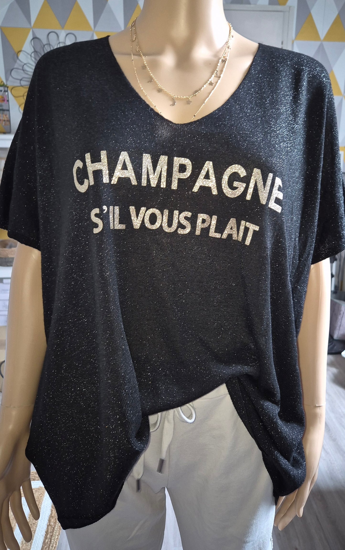 Pull fin sans manches