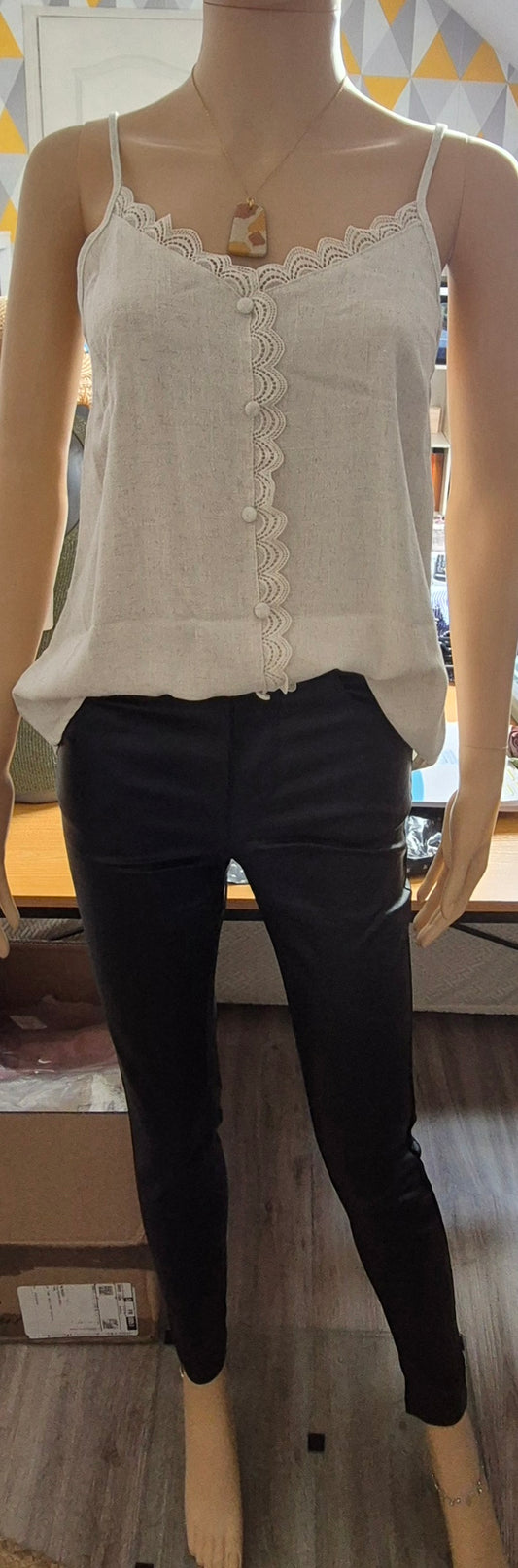 Pantalon simili
